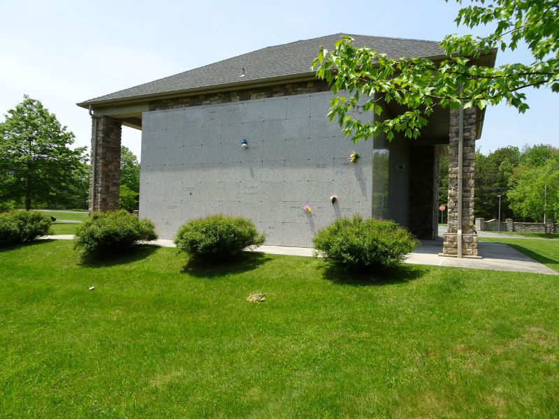 outside above ground burial