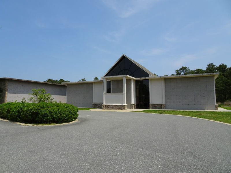 mausoleum exterior gray