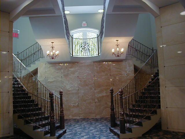 inside of a mausoleum