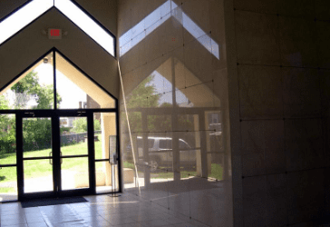 Inside of mausoleum