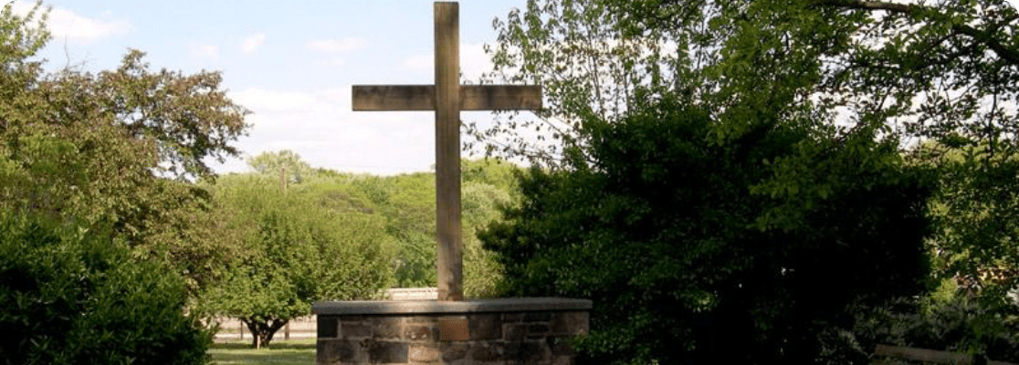 Cross at cemetery