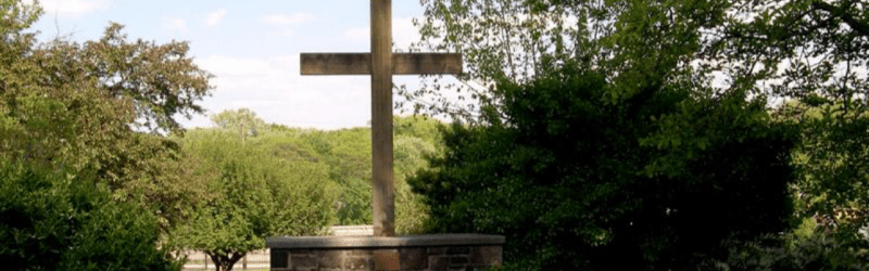 Cross at cemetery Cross at cemetery