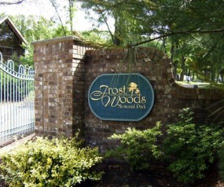 frost woods sign frost woods sign